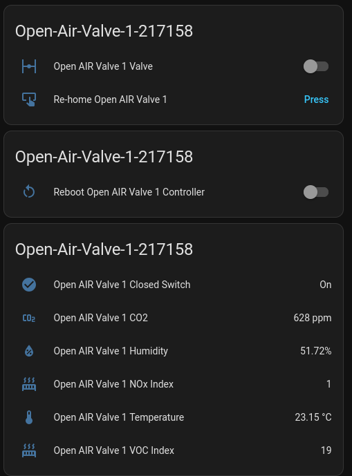 Open AIR Valve